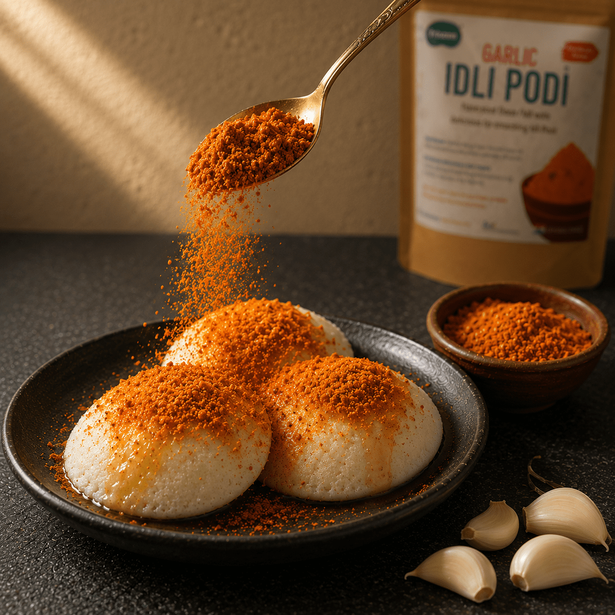 Garlic Idli Podi (100g) - Image 4